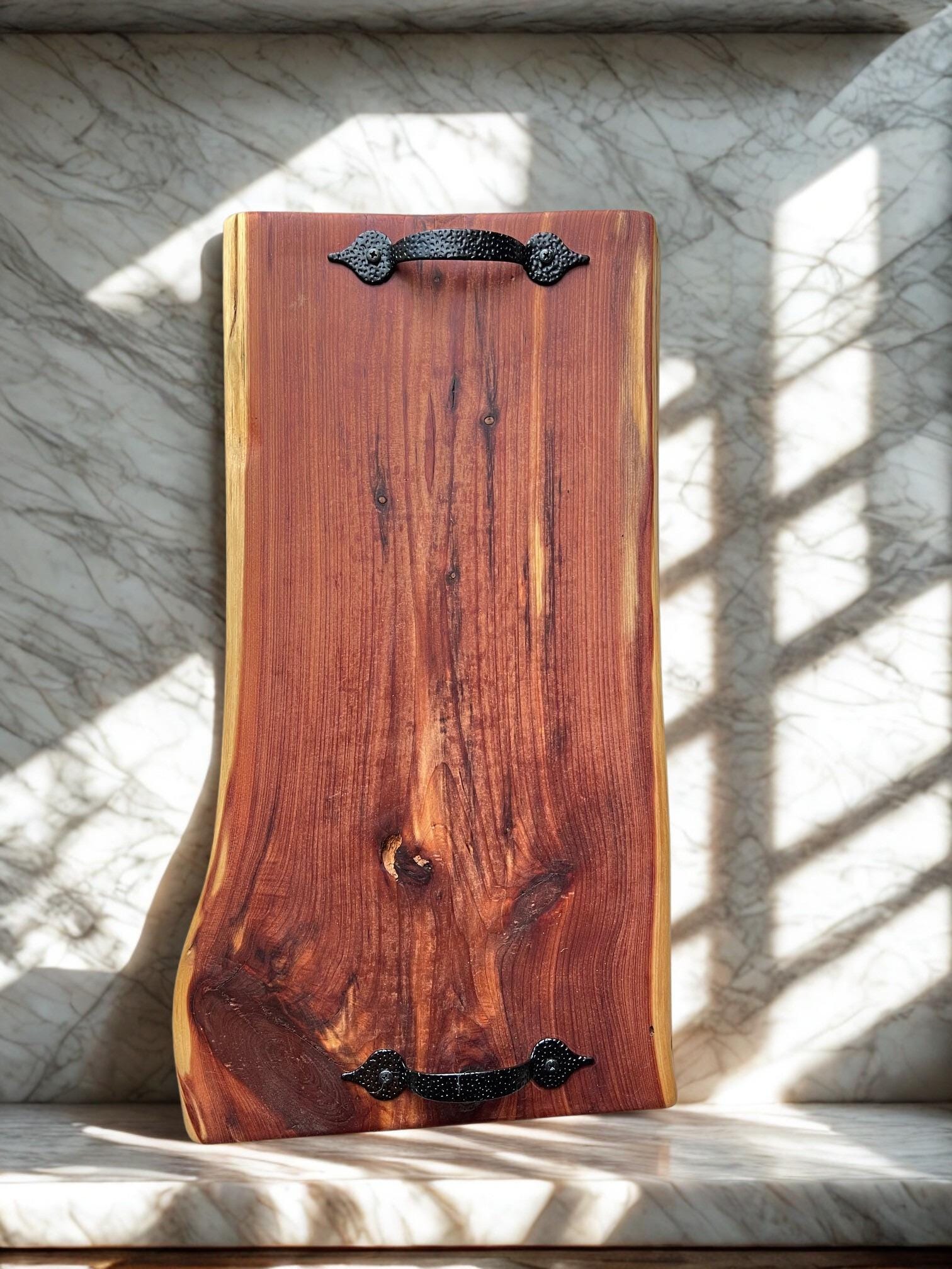 Live Edge Cedar Charcuterie Board 18x8