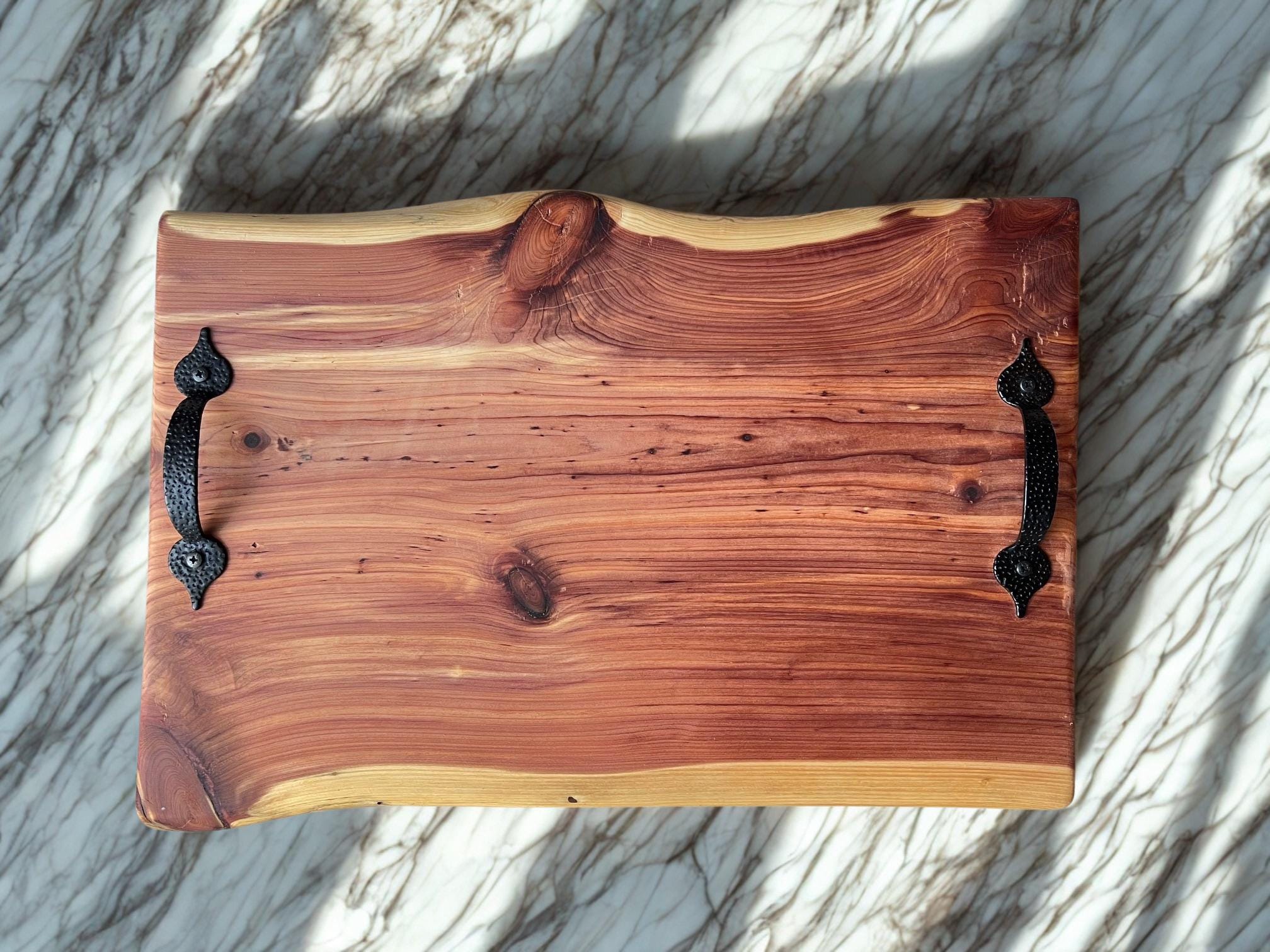 Live Edge Cedar Charcuterie Board 16x11