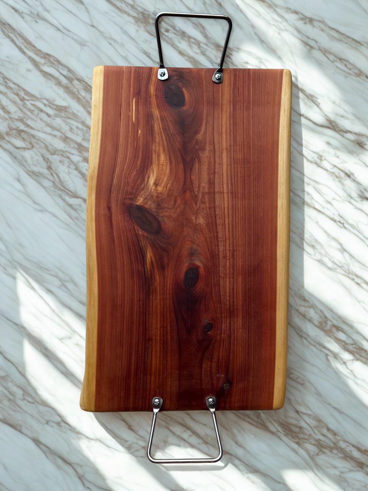Live Edge Cedar Charcuterie Board 18x10.5