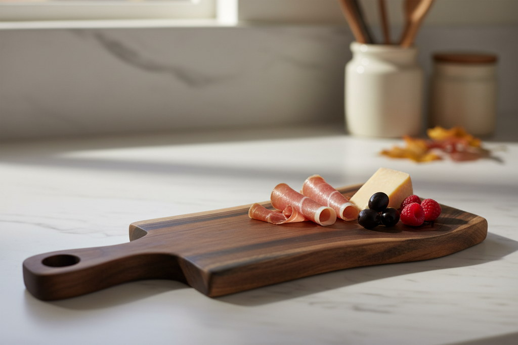 Small Black Walnut Charcuterie Board
