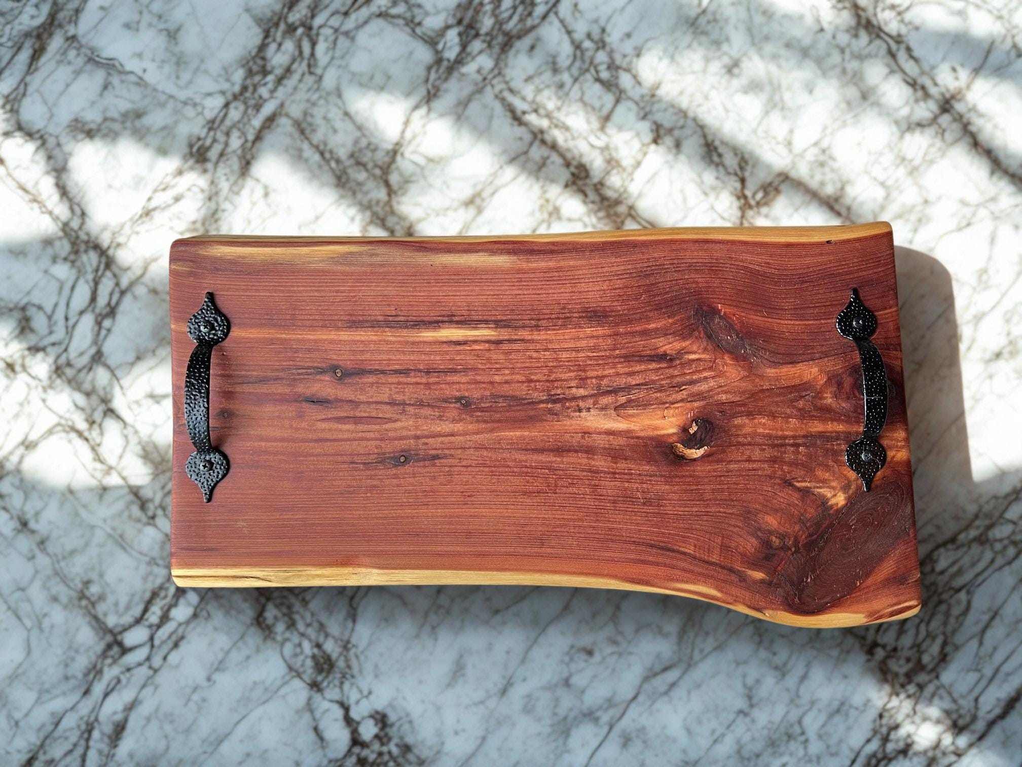 Live Edge Cedar Charcuterie Board 18x8