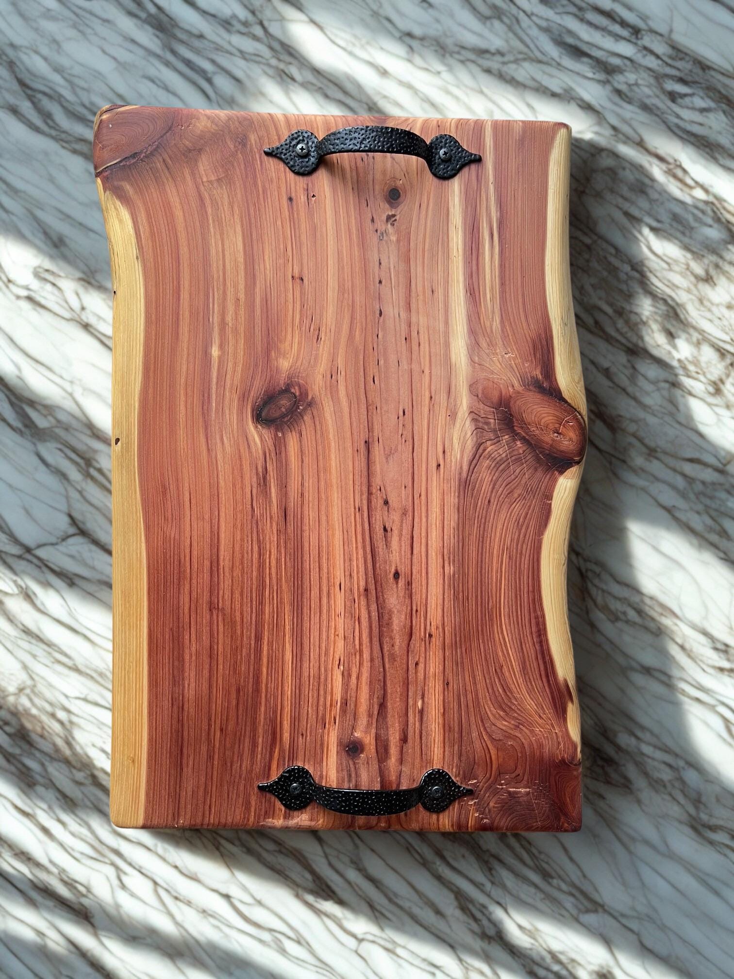 Live Edge Cedar Charcuterie Board 16x11