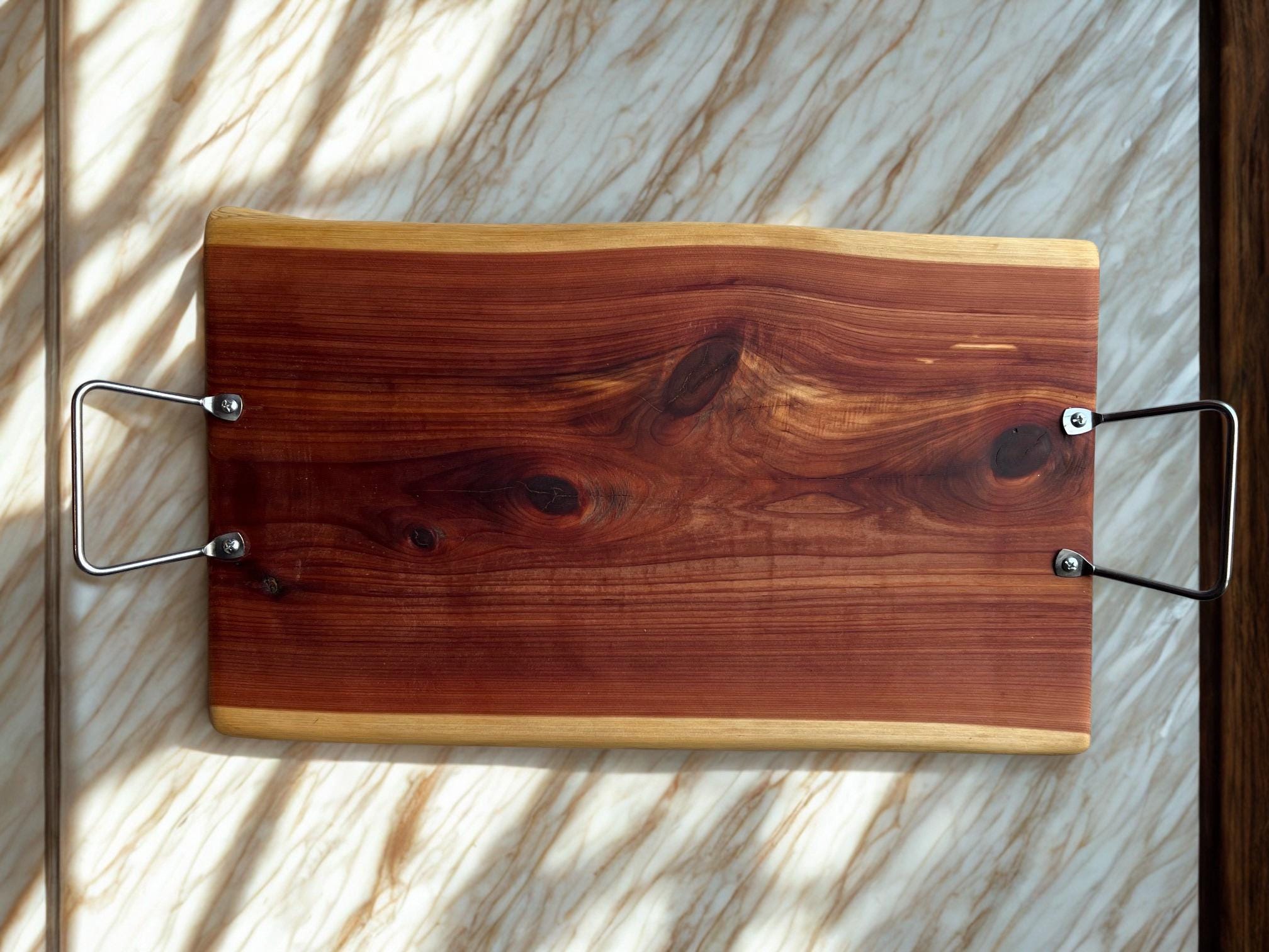 Live Edge Cedar Charcuterie Board 18x10.5